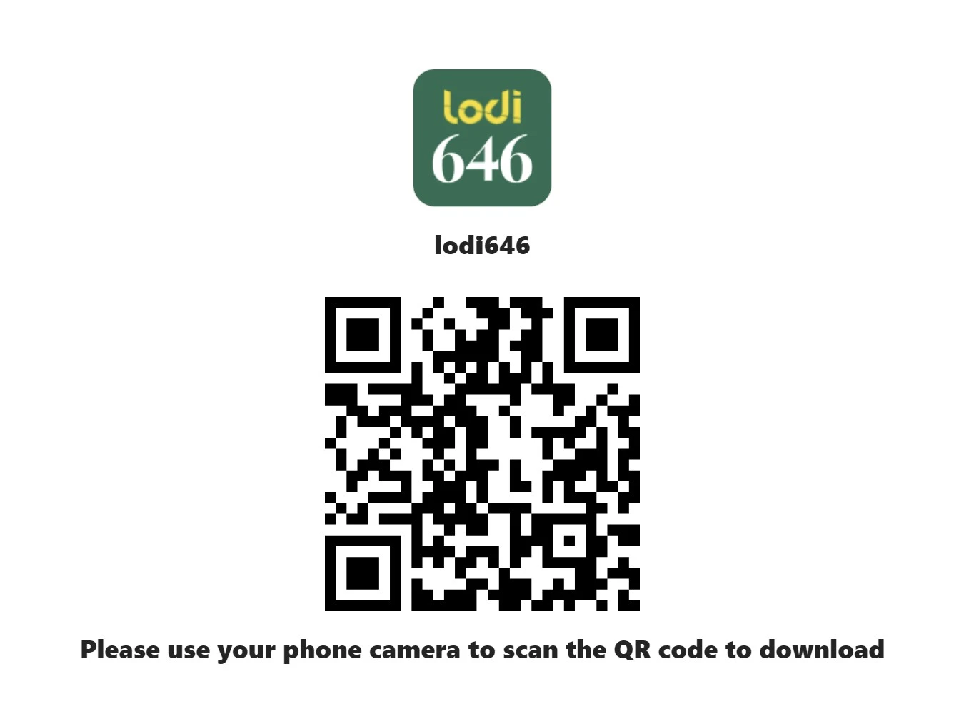 Lodi646 Download ios app qr code