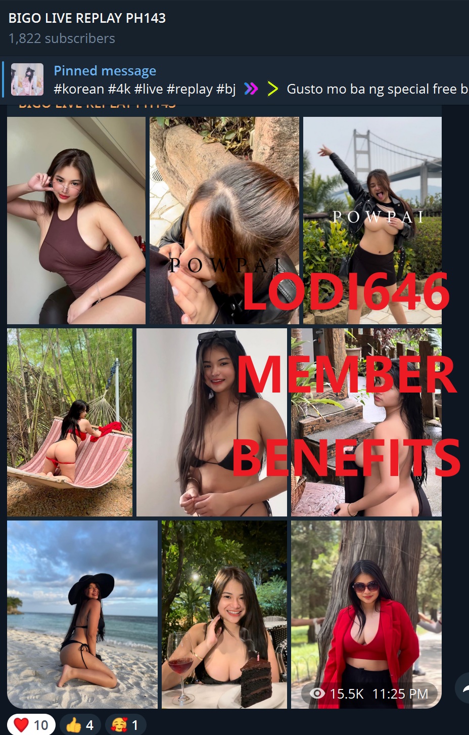 pinayum lodi646 tg channel 